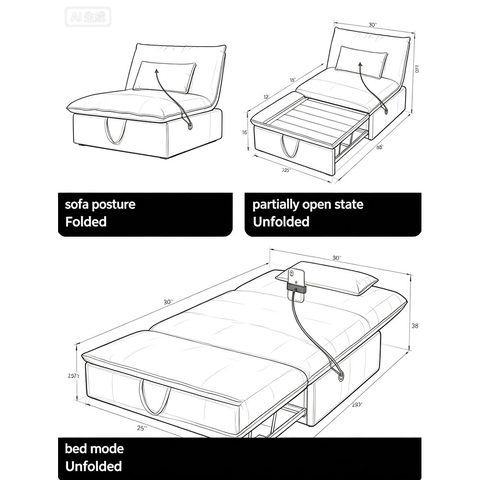 Sofa Bed VZ-1008 — Sofa Beds view 3