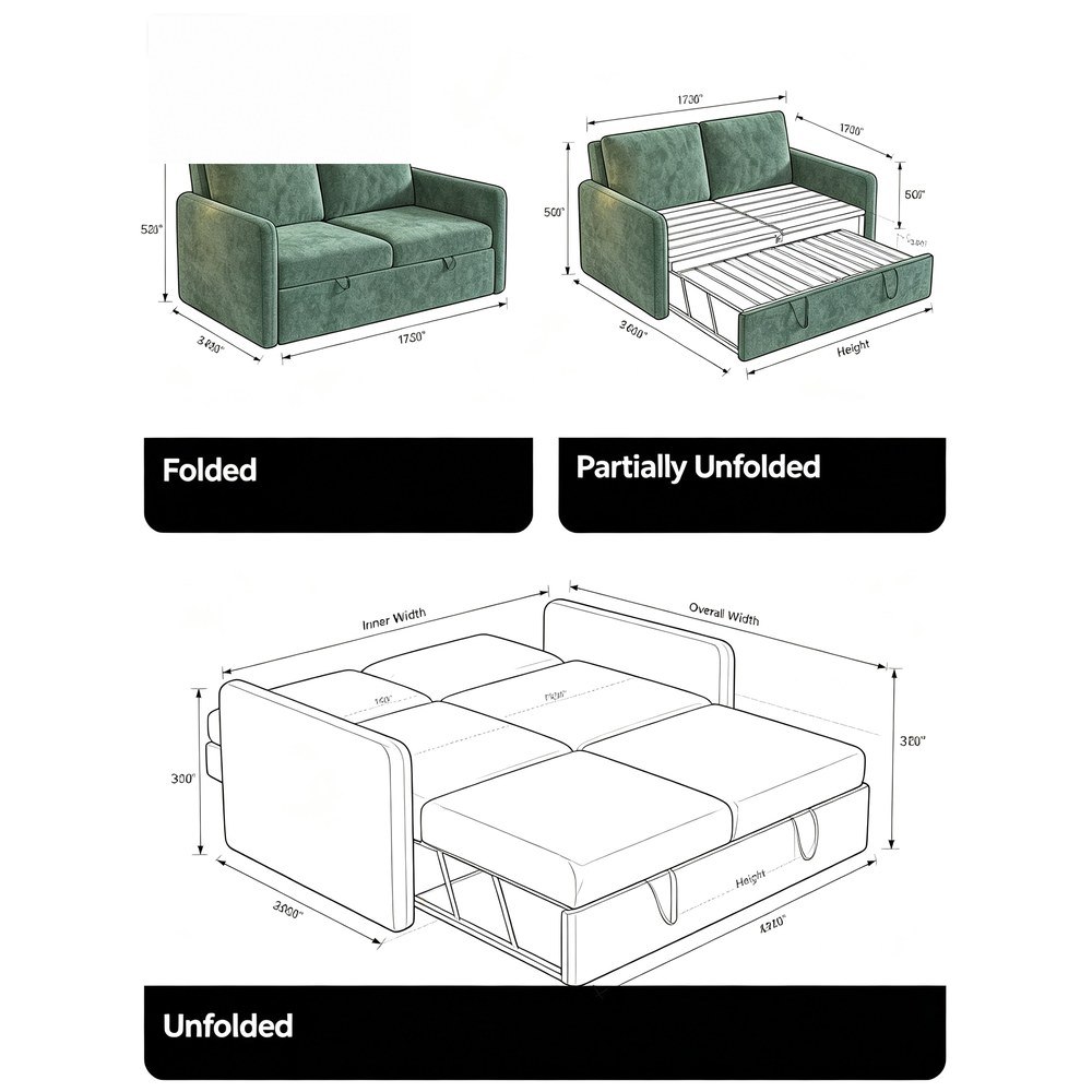 Sofa Bed VZ-1016 — Sofa Beds, wholesale from ALBAHAUS
