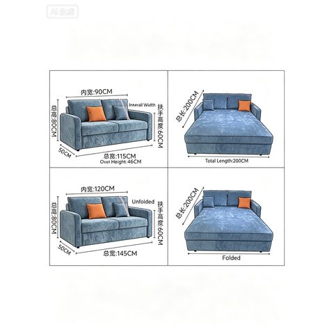 Sofa Bed VZ-1017 — Sofa Beds view 3