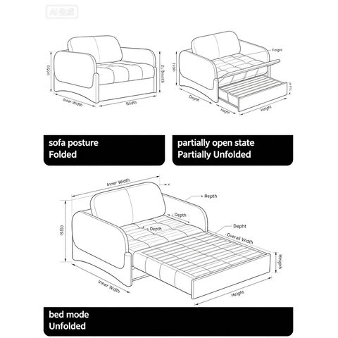 Sofa Bed VZ-1017 — Sofa Beds view 4
