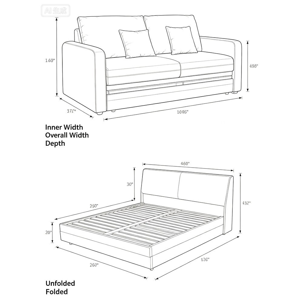 Sofa Bed VZ-1017 — Sofa Beds, wholesale from ALBAHAUS