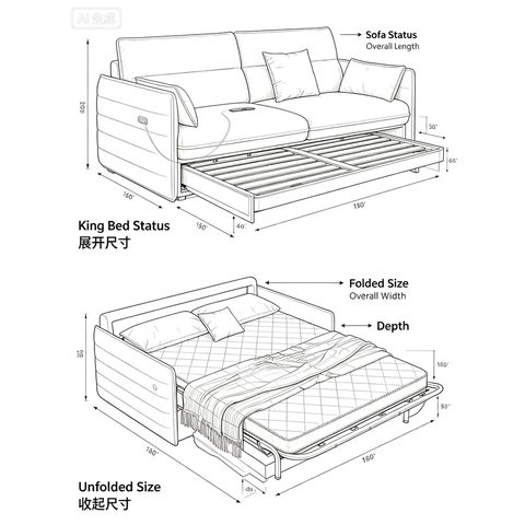 Sofa Bed VZ-1024 — Sofa Beds view 2