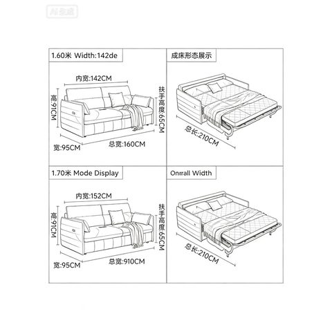 Sofa Bed VZ-1024 — Sofa Beds view 4