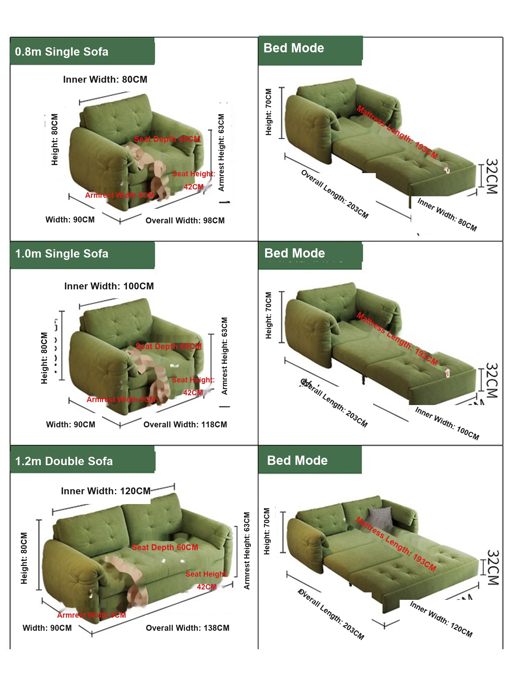 Sofa Bed VZ-1042 — Sofa Beds view 4