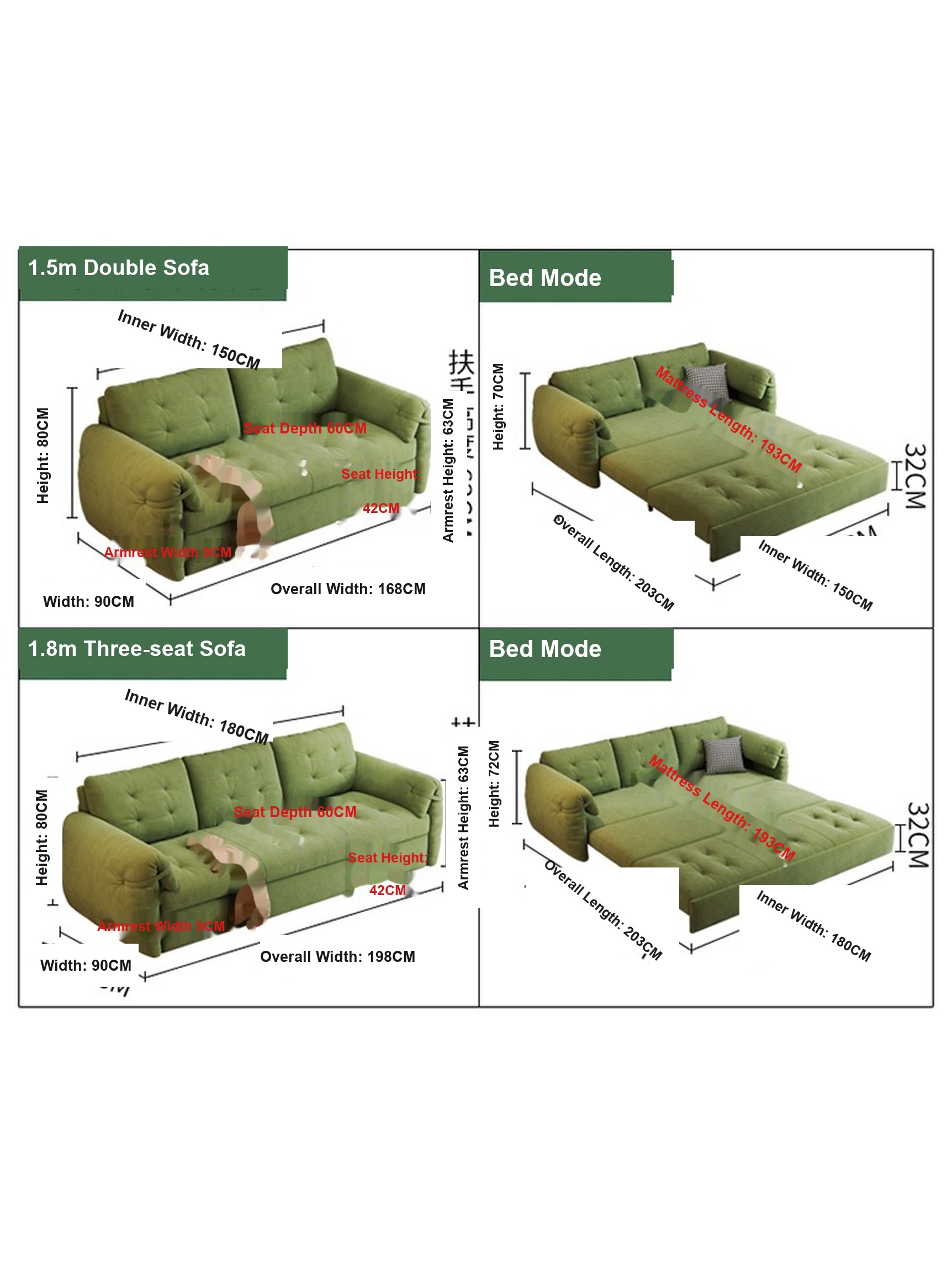 Sofa Bed VZ-1042 — Sofa Beds view 5